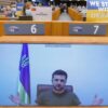 Ucraina: Zelens’kyj interviene all’Europarlamento e telefona a Scholz