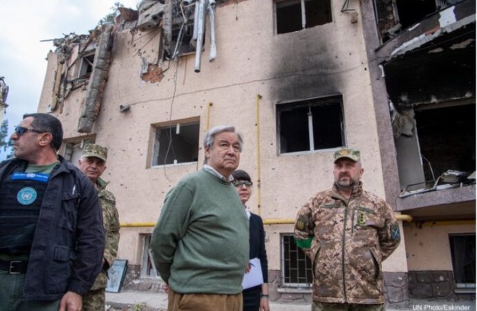 Ucraina, missili su Kiev. Guterres: “civili hanno bisogno di assistenza”