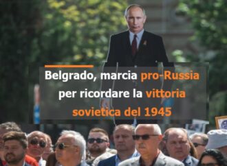 Belgrado, marcia filorussa per ricordare la vittoria sovietica del 1945