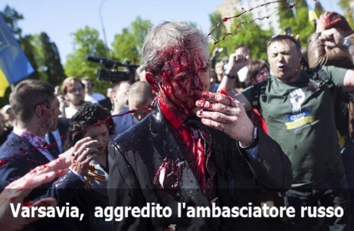 Varsavia, aggredito con vernice rossa l’ambasciatore russo