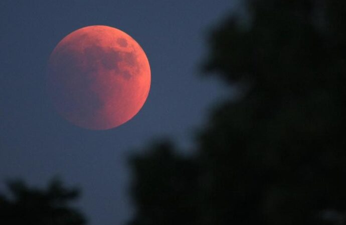 Luna rossa, l’eclissi totale: orari e dove vederla questa notte