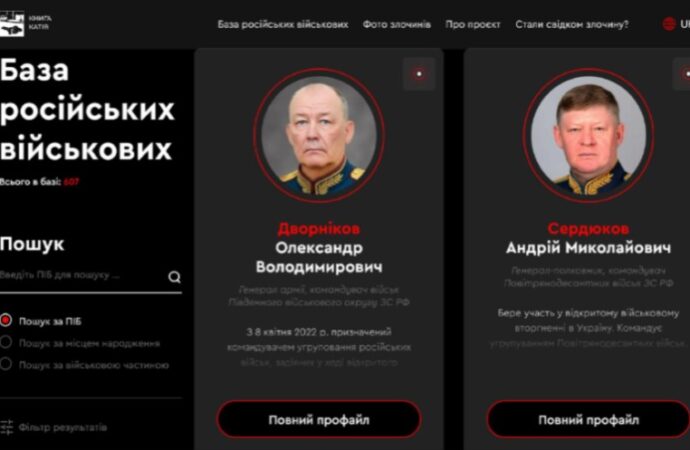 Kiev pubblica online foto e profili dei crimini di guerra russi
