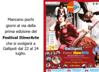 Itinerarte: il 22 luglio l’apertura del festival a Gallipoli. il 23 e 24 le serate di gala con tanti artisti