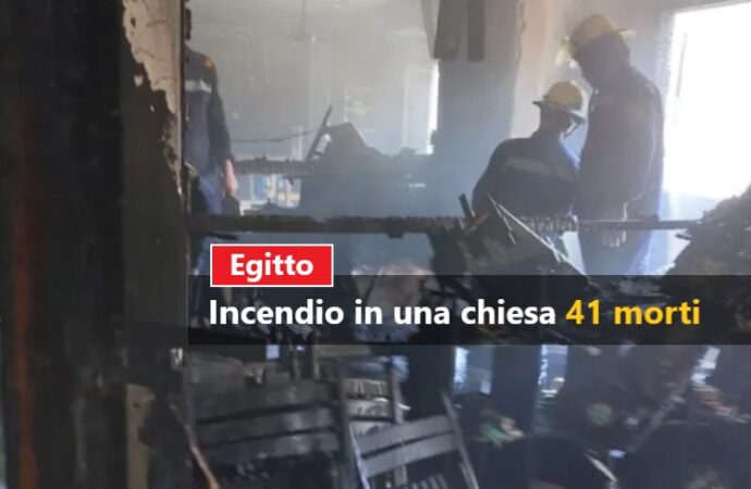 Egitto, incendio nella chiesa copta a Giza: 41 morti