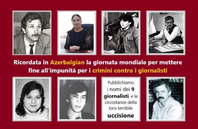 Ricordata in Azerbaigian la giornata mondiale per mettere fine all’impunità per i crimini contro i giornalisti