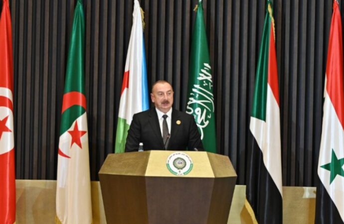 Il Presidente Ilham Aliyev al 31esimo vertice della Lega araba