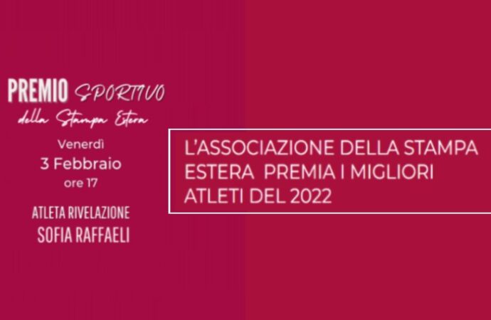 L’Associazione della Stampa Estera Premia i migliori Atleti del 2022