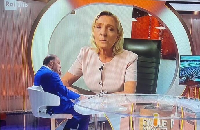 Le Pen ‘Show’ in Tv, con Salvini “siamo d’accordo su tutto”