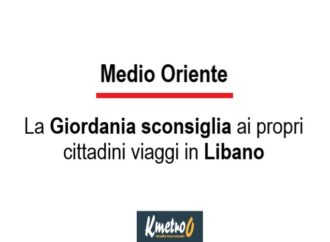 La Giordania sconsiglia ai propri cittadini viaggi in Libano