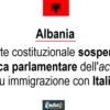 Albania, immigrazione: Corte costituzionale sospende ratifica parlamentare dell’accordo con Italia