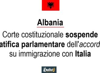 Albania, immigrazione: Corte costituzionale sospende ratifica parlamentare dell’accordo con Italia