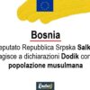 Bosnia: deputato Repubblica Srpska Salkic reagisce a dichiarazioni Dodik contro i musulmani