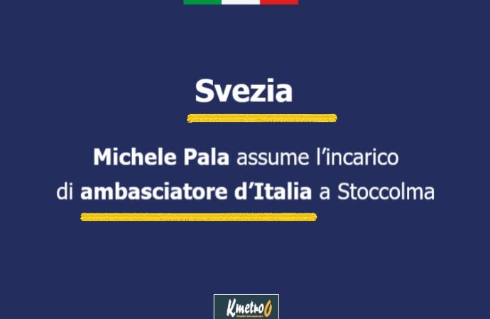 Stoccolma: Michele Pala assume l’incarico di ambasciatore d’Italia in Svezia