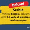 Serbia: ministra Energia, consumiamo circa 3,5 volte di più rispetto a media Ue