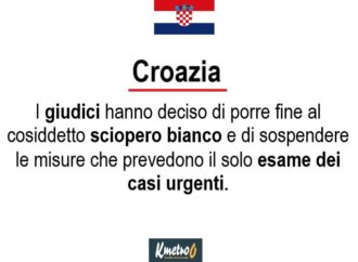 Croazia: fine sciopero giudici, trattative con il governo per stipendi