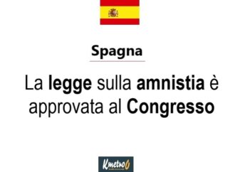 Spagna, la legge sulla amnistia è approvata al Congresso