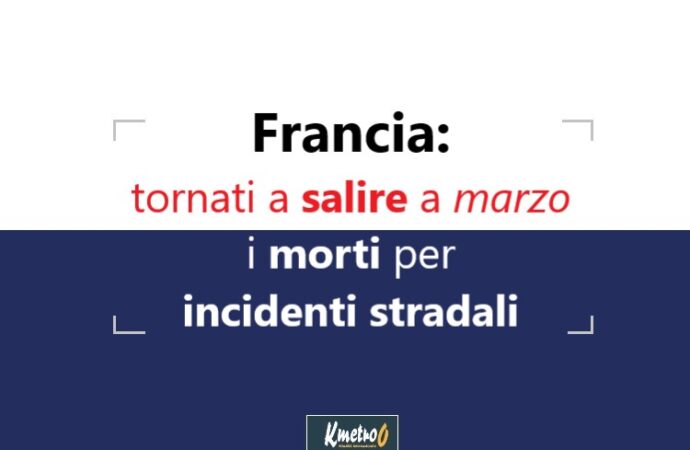 Francia: tornati a salire a marzo i morti per incidenti stradali