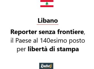 Rsf, il Libano al 140esimo posto per libertà di stampa