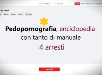 Pedopornografia, enciclopedia con tanto di manuale e la piattaforma ‘Kidflix’: 4 arresti