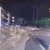 Maltempo nel bellunese, pioggia e detriti bloccano Borca di Cadore