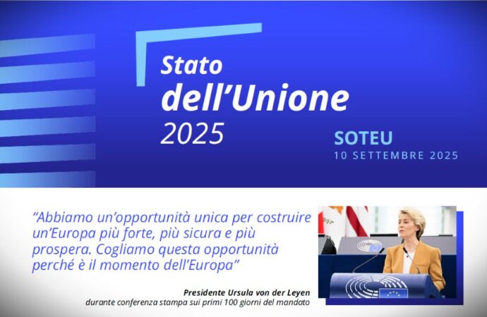 Ue, Stato dell’Unione 2025 – Diretta Adnkronos del discorso della presidente von der Leyen