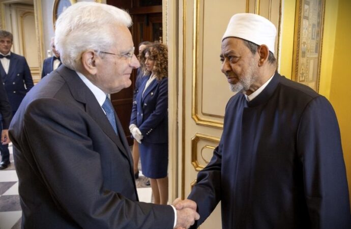 Mattarella riceve al Quirinale il Grande imam di Al Azhar