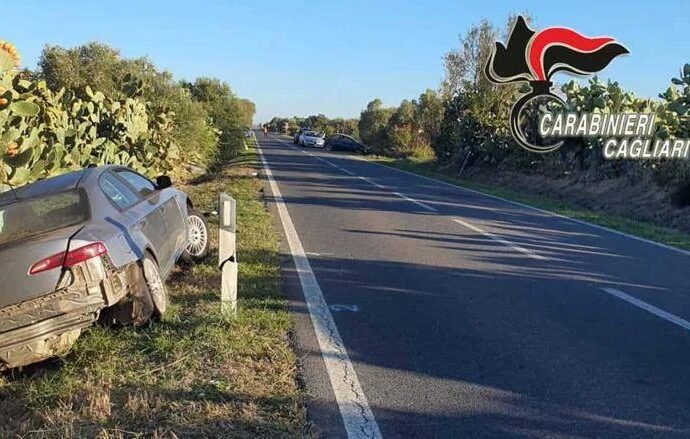 Scontro frontale sulla Statale 196 nel Cagliaritano, un morto e 3 feriti gravi