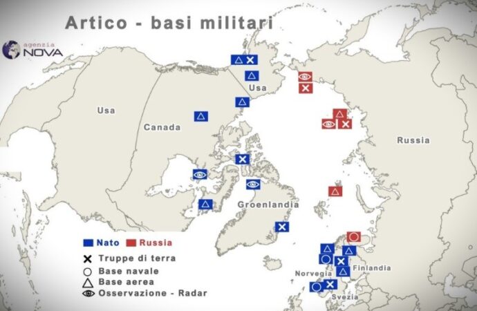 Artico, oggi spazio di rilevanza militare: protagonisti, basi e capacità